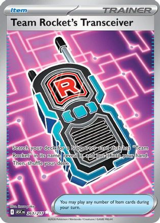 Team Rocket's Transceiver - 263/217 263 - ME Ascended Heroes Holofoil