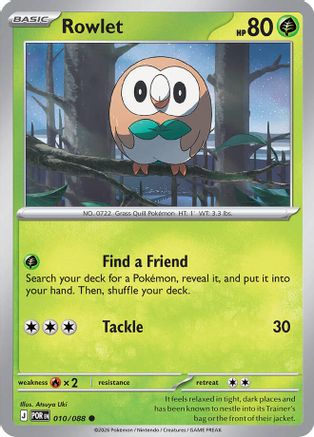 Rowlet - 010/088 10 - ME03 Perfect Order