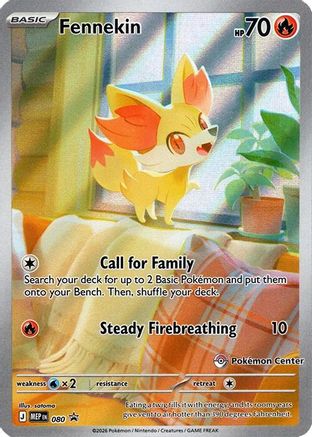 Fennekin - 080 (Pokemon Center Exclusive) 80 - ME Mega Evolution Promo