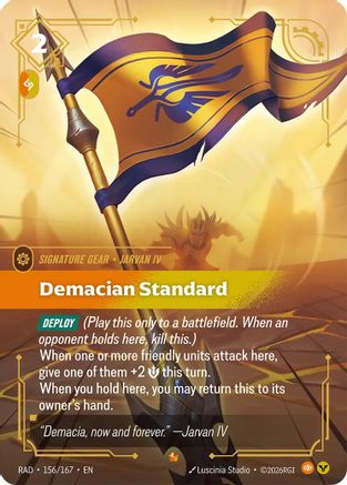 Demacian Standard (156/167) - Radiance Foil