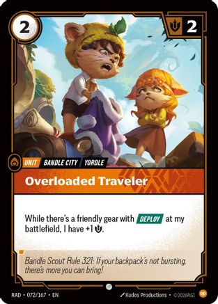 Overloaded Traveler (072/167) - Radiance