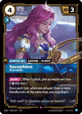 Seraphine, Inspiring (065/167) - Radiance Foil