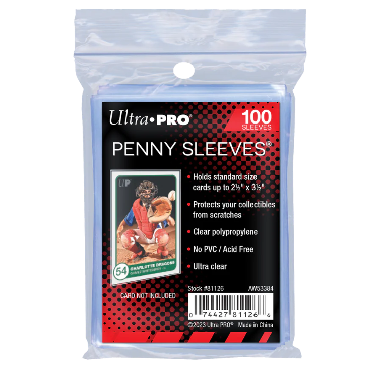 Ultra Pro Penny Sleeves Soft Trading Card Protectors (100ct)