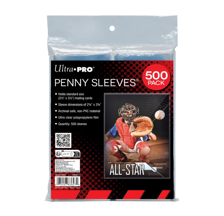 Ultra Pro Penny Sleeves Soft 2.5" x 3.5" (500ct)