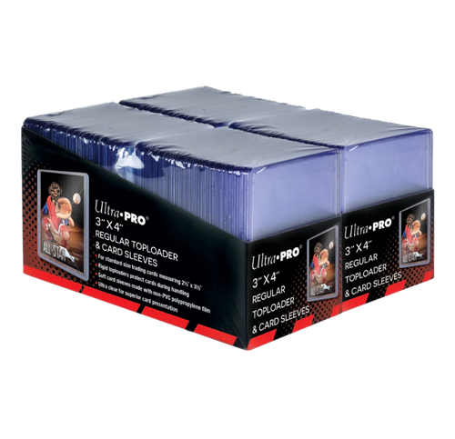 Ultra Pro Clear Regular Toploaders and Soft Sleeves Bundle (200ct)