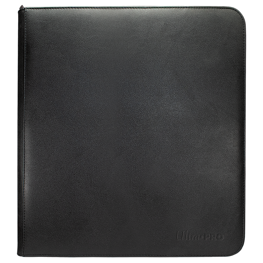 Vivid Black 12-Pocket Zippered PRO-BINDER® Album