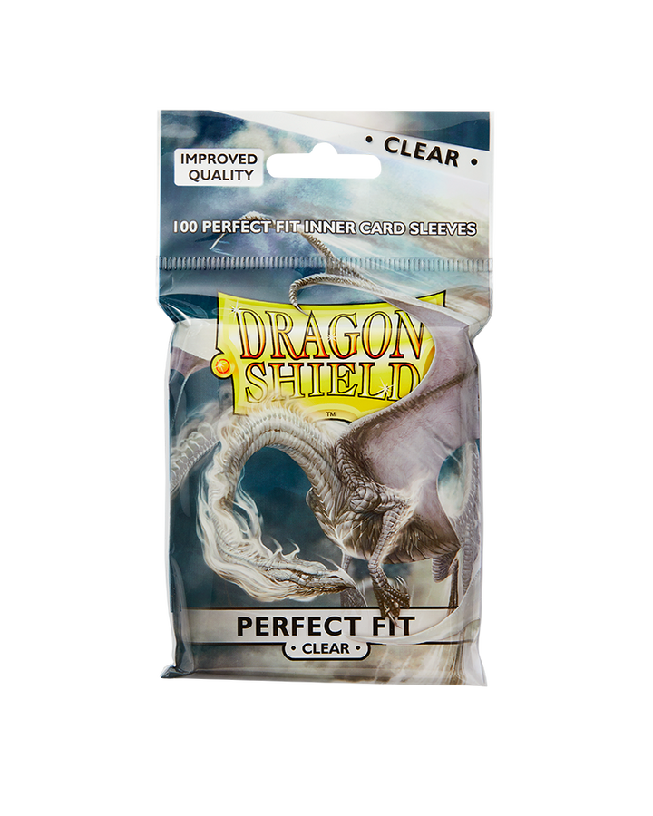 DRAGON SHIELD - 100CT STANDARD SIZE - PERFECT FIT - CLEAR