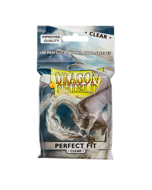 DRAGON SHIELD - 100CT STANDARD SIZE - PERFECT FIT - CLEAR