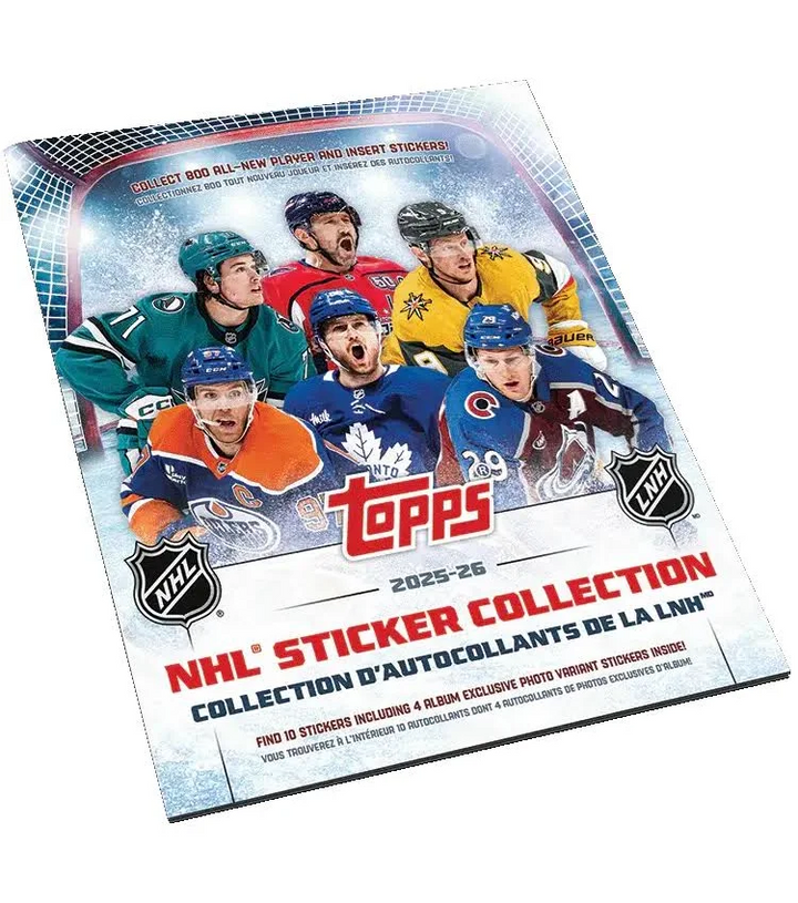 2025-26 Topps NHL Hockey Sticker Album