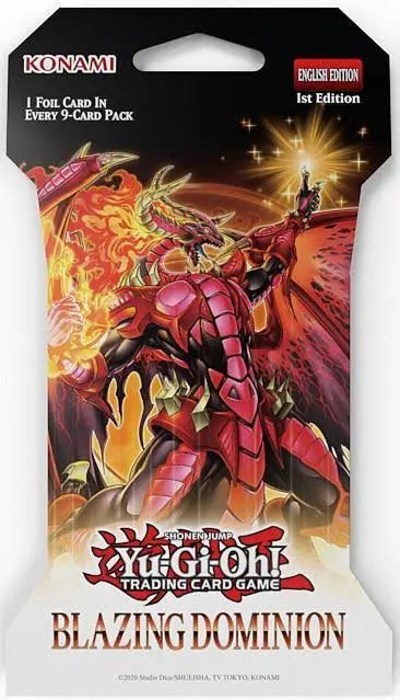 Yu-Gi-Oh! - Blazing Dominion Blister Pack - 1st Edition