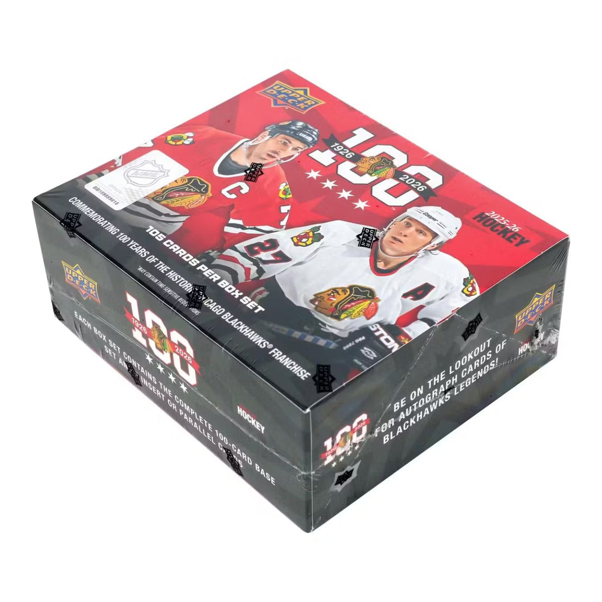 2025-26 Upper Deck Chicago Blackhawks Centennial Box Set