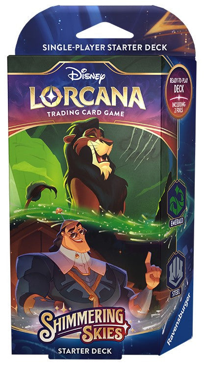 DISNEY LORCANA: SHIMMERING SKIES - STARTER DECKS