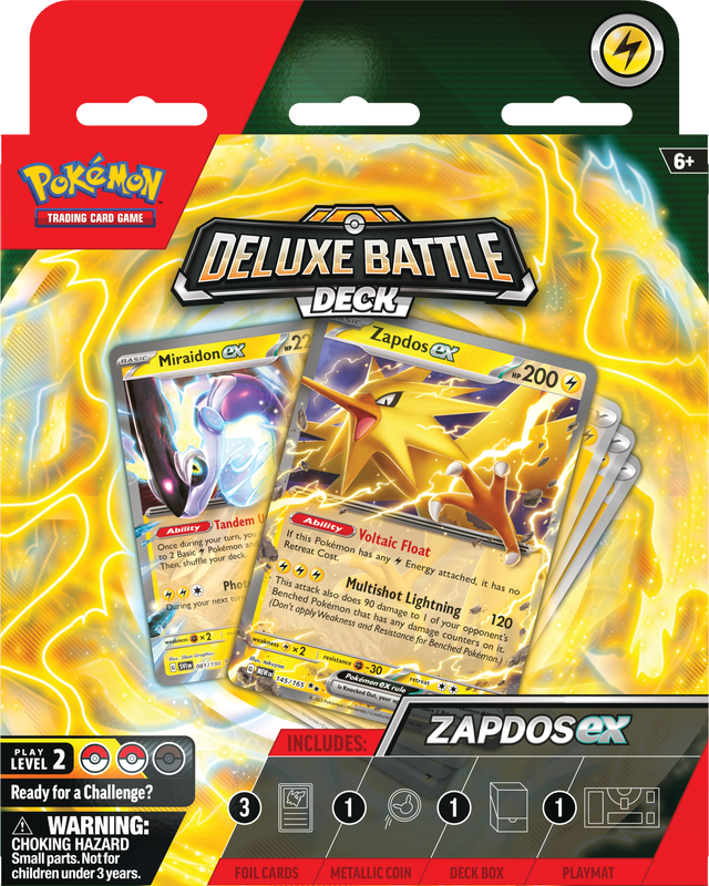 POKEMON - DELUXE BATTLE DECK - ZAPDOS EX