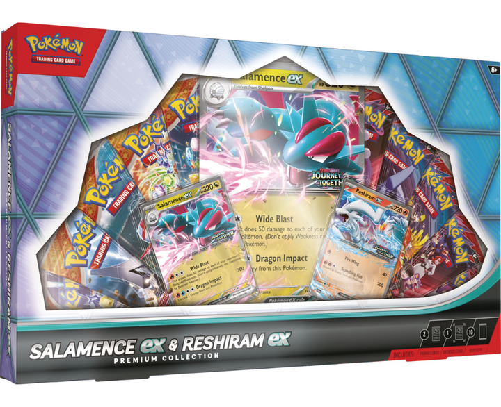 POKEMON - SALAMENCE EX & RESHIRAM EX PREMIUM COLLECTION