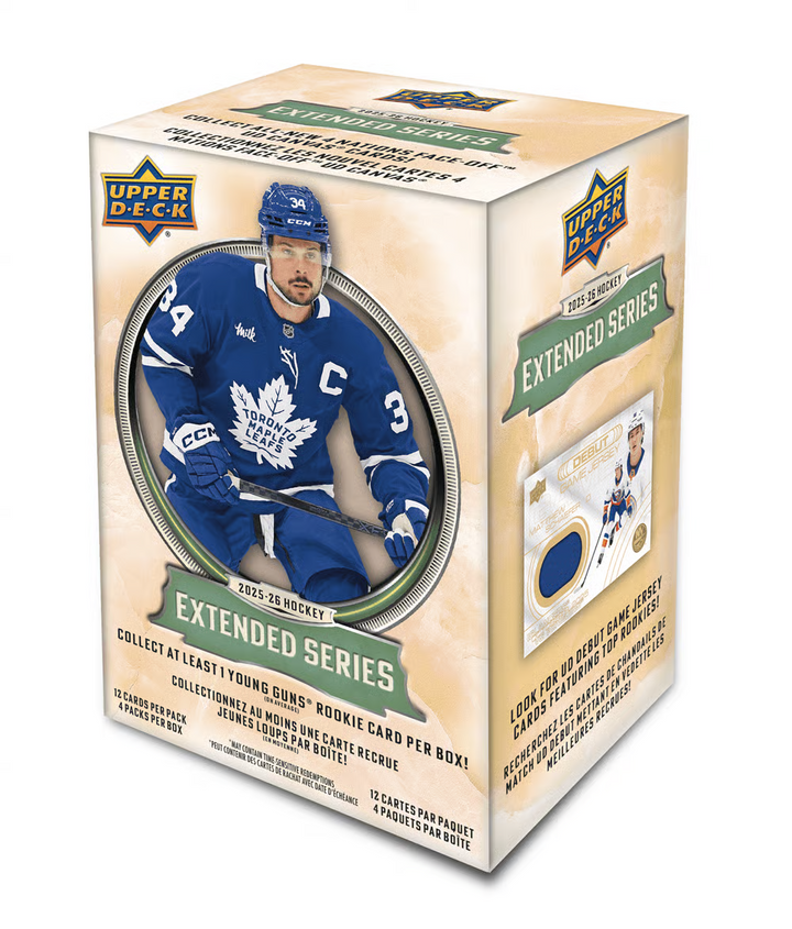 2025-26 UPPER DECK EXTENDED SERIES HOCKEY BLASTER BOX