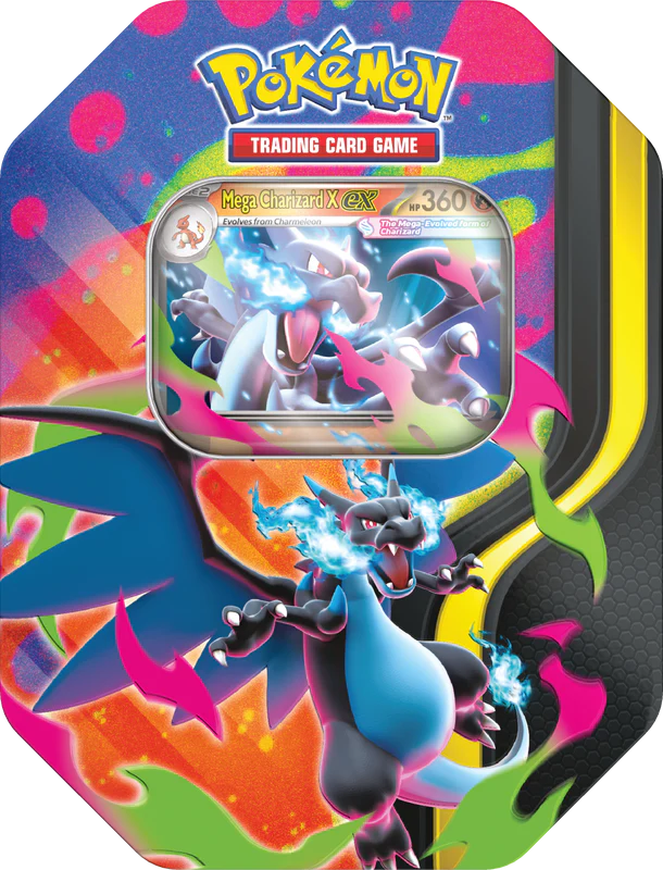 Pokémon Mega Charizard X Tin