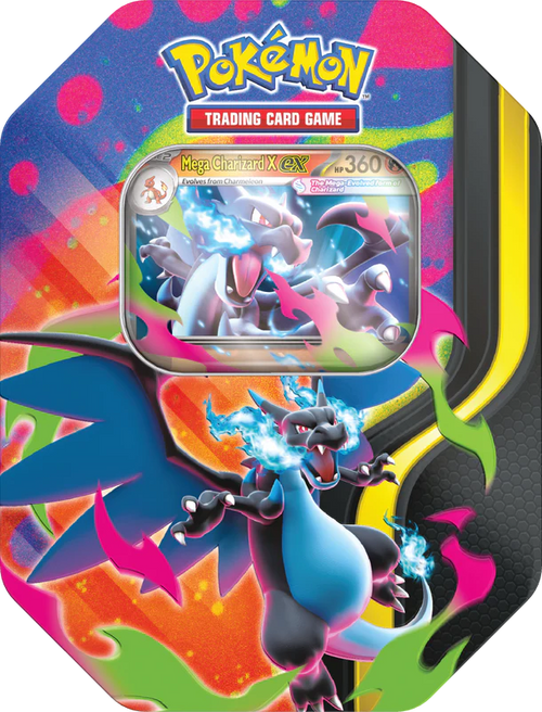 Pokémon Mega Charizard X Tin