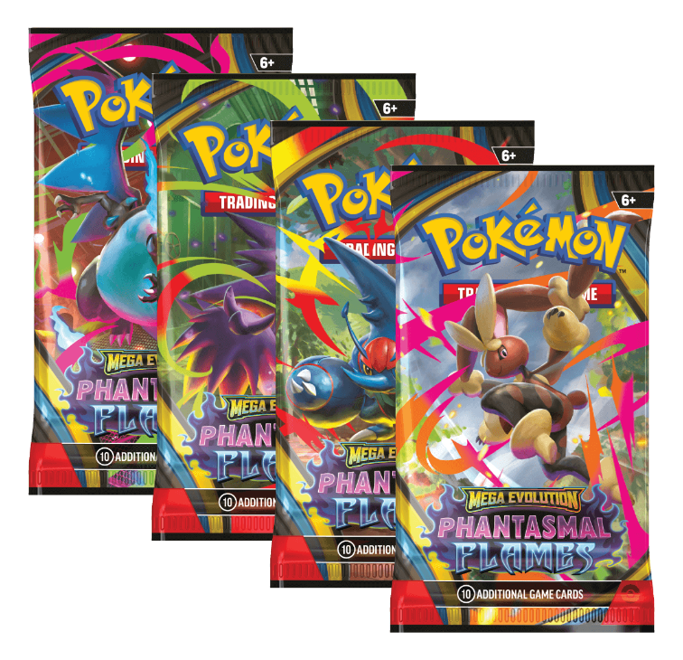 Pokémon TCG: Mega Evolution-Phantasmal Flames Booster Pack (10 Cards)