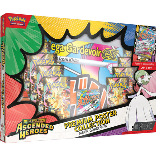 Pokémon TCG: Mega Evolution-Ascended Heroes Poster Collection - Mega Gardevoir ex