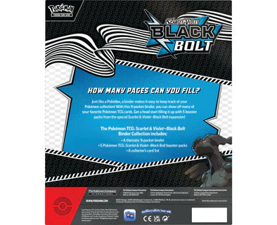 Pokemon - Scarlet and Violet - Black Bolt - Binder Collection