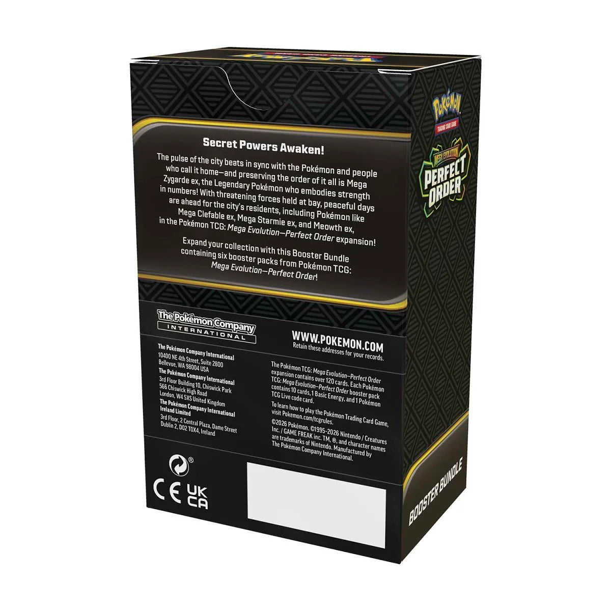 Pokémon TCG: Mega Evolution-Perfect Order Booster Bundle (6 Packs)