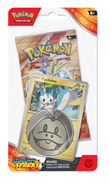 Pokemon SV8 Surging Sparks Checklane Blister