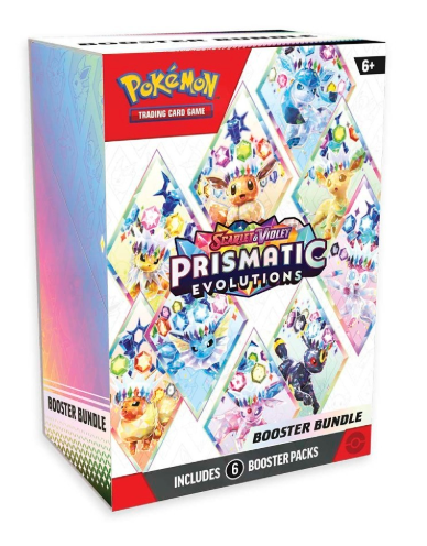 Pokemon SV8.5 Prismatic Evolutions Booster Bundle (6 Packs)