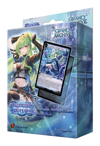 Grand Archive - Asphodel/ Paradise Starter Deck - Lorraine, Archlight Saber